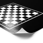 Chess Board Chess Game Player Foto Afdruk (Hoek)
