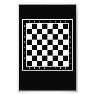 Chess Board Chess Game Player Foto Afdruk