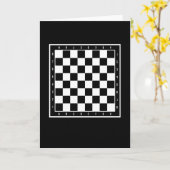 Chess Board Chess Game Player Kaart (Gele Bloem)