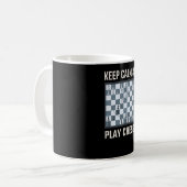 Chess Board Chess Player Koffiemok (Voorkant links)