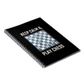 Chess Board Chess Player Notitieboek (Rechterzijde)