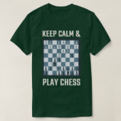 Chess Board Chess Player T-shirt (Design voorkant)