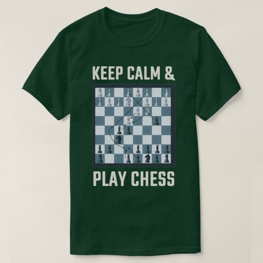 Chess Board Chess Player T-shirt (Design voorkant)