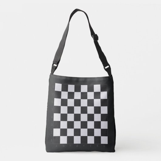 Chess Board Crossbody Tas (Achterkant)