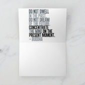 Chess Board Game Buddha Quote Note Kaart (Binnen)