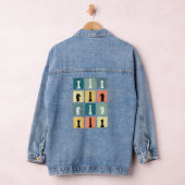 Chess Board Game Chess Set Chess Player Denim Jacket (Hangar)