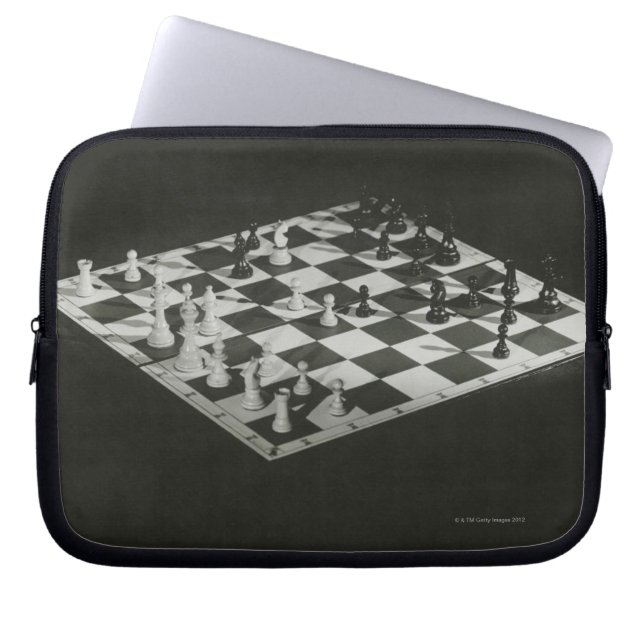 Chess Board Laptop Sleeve (Voorkant)