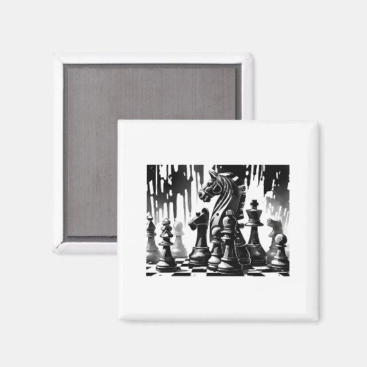 Chess Board Magneet (Voorkant / Achterkant)