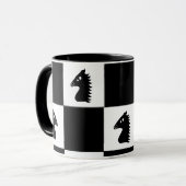 Chess Board Mok (Voorkant links)