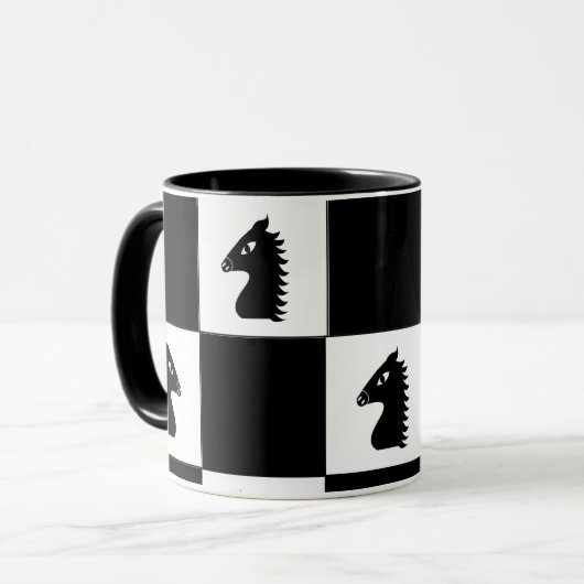 Chess Board Mok (Voorkant links)