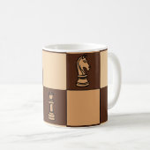 Chess Board Pieces Chess Player Koffiemok (Voorkant rechts)