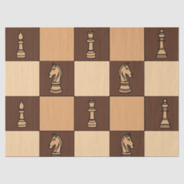 Chess Board Pieces Tissuepapier