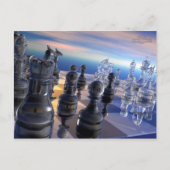 CHESS BOARD POST CARD BRIEFKAART (Voorkant)