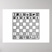 Chess Board Poster (Voorkant)