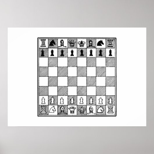 Chess Board Poster (Voorkant)