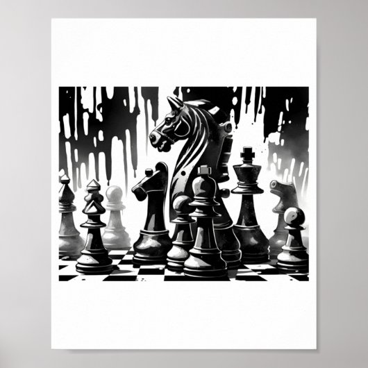 Chess Board  Poster (Voorkant)