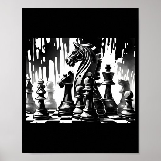 Chess Board  Poster (Voorkant)