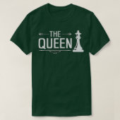 Chess Board Queen Checkmate Board Game Gift ( T-shirt (Design voorkant)