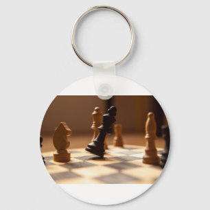 Chess board sleutelhanger