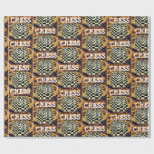 CHESS BOARD STYLE CADEAUPAPIER (Vlak)
