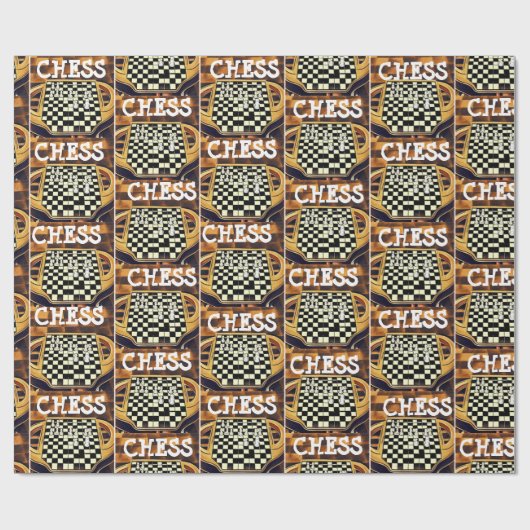 CHESS BOARD STYLE CADEAUPAPIER