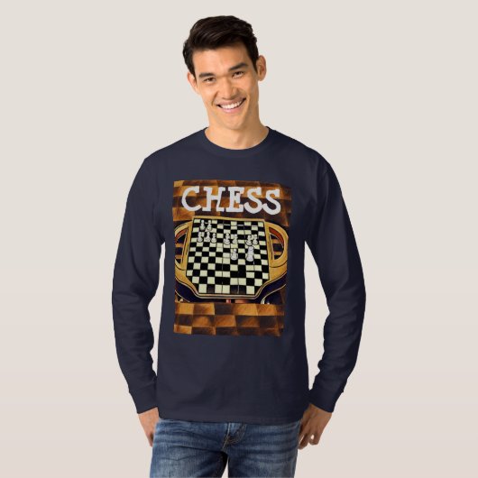CHESS BOARD STYLE T-SHIRT (Voorkant volledig)