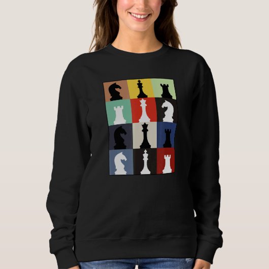 Chess Board T-shirt Game Humor Set Player Chess (Voorkant)