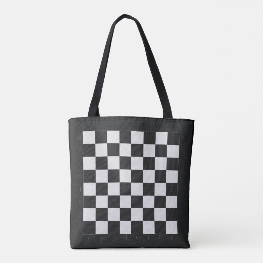 Chess Board Tote Bag (Achterkant)