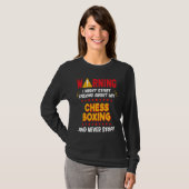 Chess Boxing Chess Boxer Joke Graphic T-shirt (Voorkant volledig)