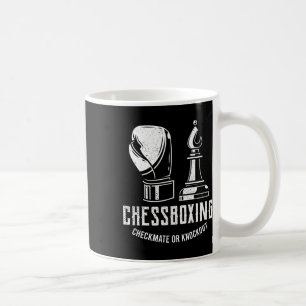 Chess Boxing I Chess Player Boxer Koffiemok
