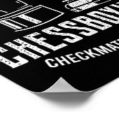 Chess Boxing I Chess Player Boxer Poster (Hoek)