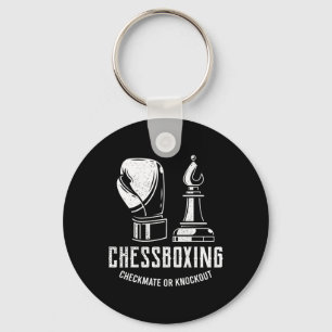 Chess Boxing I Chess Player Boxer Sleutelhanger