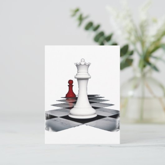 Chess Briefkaart (Staand voorkant)