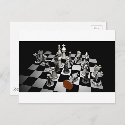 Chess Briefkaart (Voorkant / Achterkant)