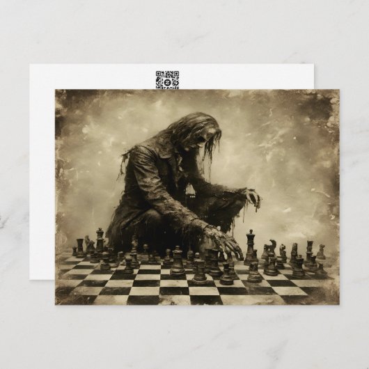 Chess Briefkaart (Voorkant / Achterkant)
