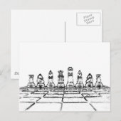 Chess Briefkaart (Voorkant / Achterkant)