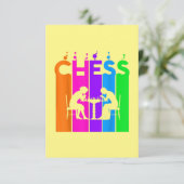 Chess Bubble Hobby en Sport Gift Idee Bedankkaart (Staand voorkant)
