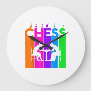 Chess Bubble Hobby en Sport Gift Idee Grote Klok
