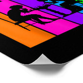 Chess Bubble Hobby en Sport Gift Idee Poster (Hoek)