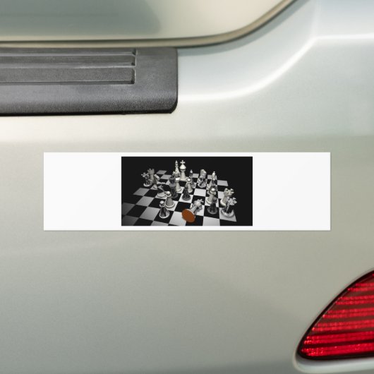 Chess Bumpersticker (Op auto)