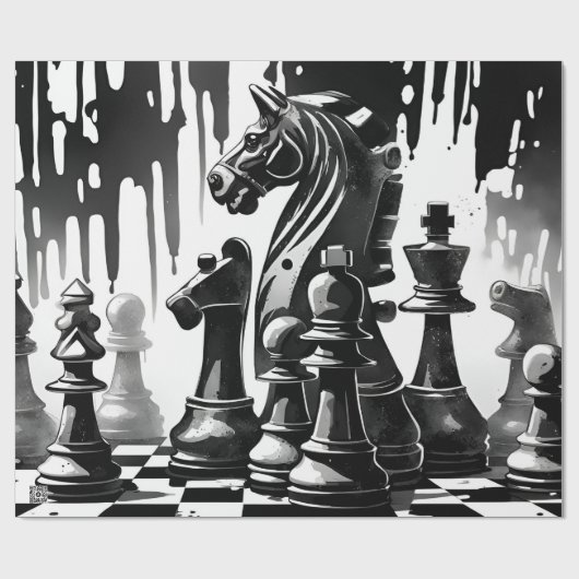 Chess Cadeaupapier (Vlak)