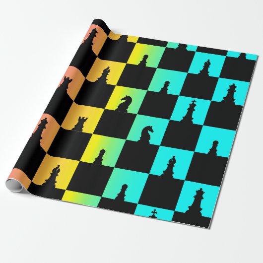 Chess Cadeaupapier (Uitgerold)
