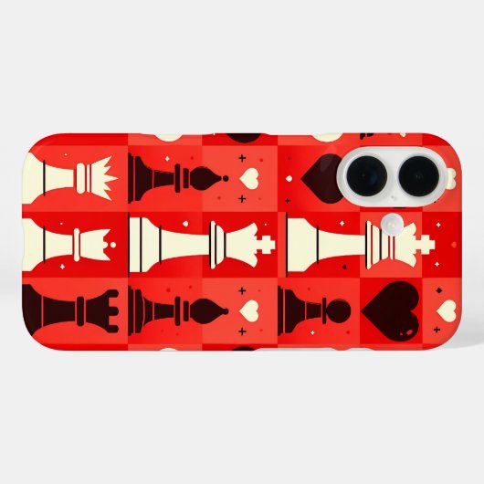 Chess Case-Mate iPhone Case (Achterkant (horizontaal))