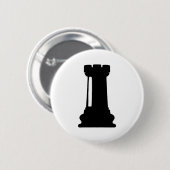 Chess castle ronde button 5,7 cm (Voorkant /achterkant)