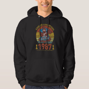 Chess Champion 1987 niet mijn Elo. Het is mijn jaa Hoodie