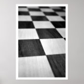 Chess / Checker Board Poster (Voorkant)