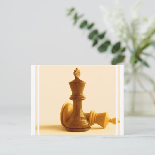 Chess Checkmate Briefkaart (Staand voorkant)