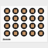 Chess Checkmate, gewoon Chess Quotes Graphic de Ronde Sticker (Vel)
