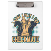  Chess Checkmate Quote Klembord (Voorkant)