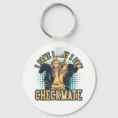 Chess Checkmate Quote Sleutelhanger (Voorkant)